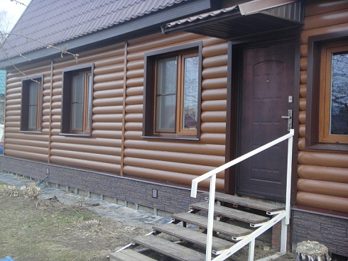 Коллекция винилового блокхауса
